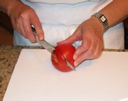 tomato stuffed with rice 01 tomato stuffed with rice 01